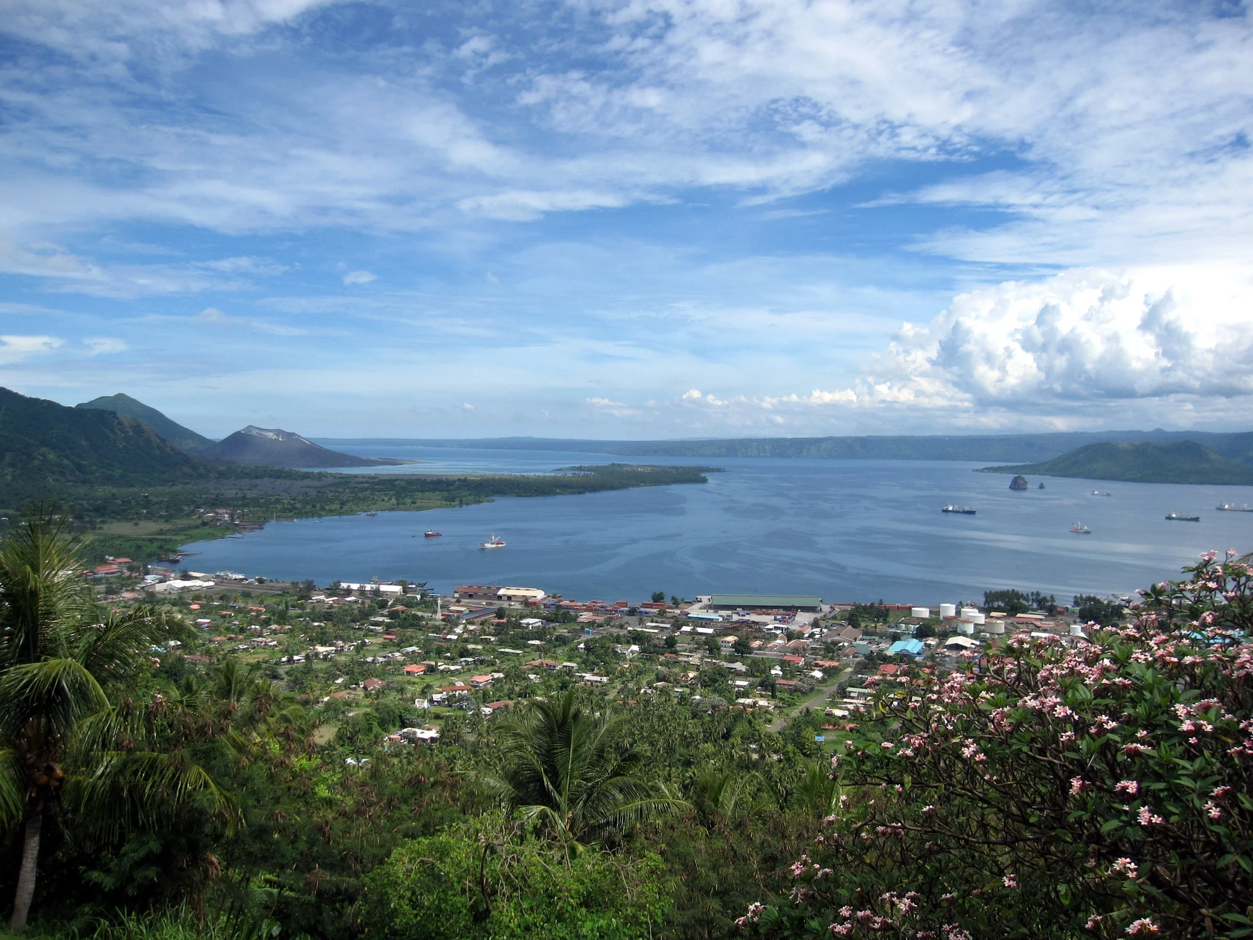 Point de vue de l’observatoire volcanologique de Rabaul